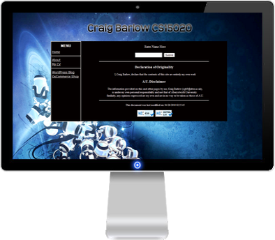 Univeristy Module Website